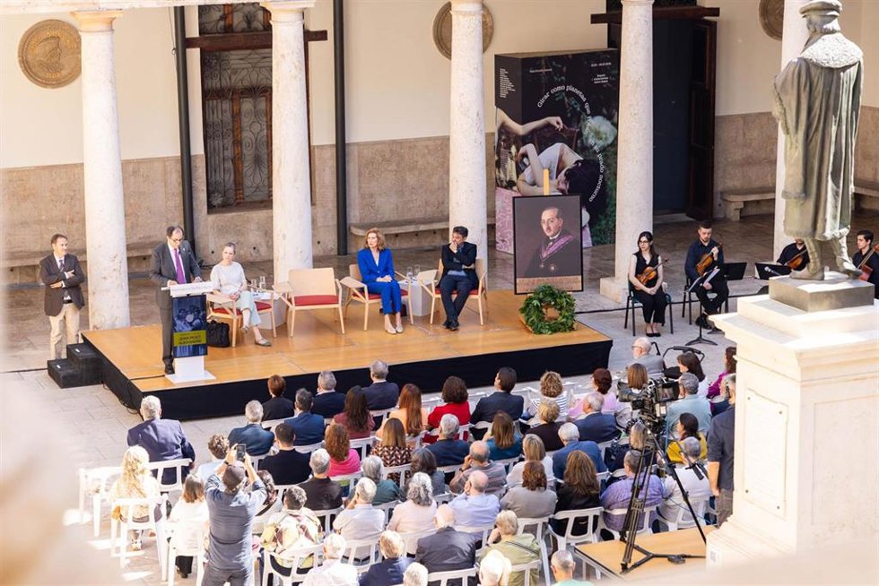 La UV homenajea a Peset Aleixandre en el 85 aniversario de su fusilamiento: "Fue un científico injustamente asesinado".