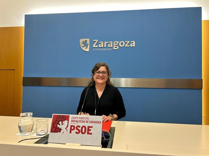La concejal socialista en el Ayuntamiento de Zaragoza Marta Aparicio.