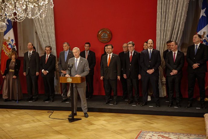 Santiago, 19 de mayo de 2026.  Primer Cambio de Gabinete del Presidente de la Republica Jose Antonio Kast  Diego Martin/Aton Chile