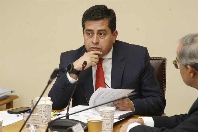 Valparaiso, 23 de septiembre de 2024 El senador Pedro Araya durante la comision de Defensa Nacional y de Seguridad Publica, unidas  Sebastian Cisternas/ Aton Chile