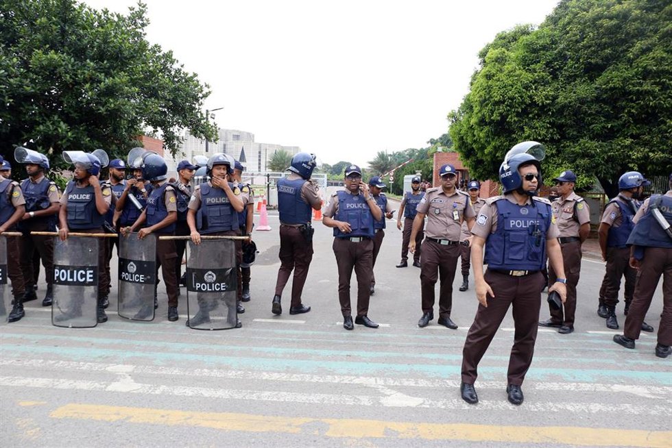 Imagen de archivo de la Policía de Bangladesh.