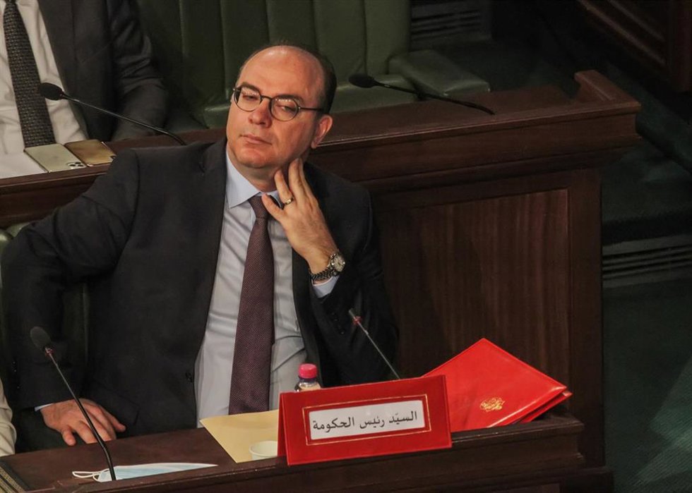 Archivo - El ex primer ministro tunecino Elies Fajfaj