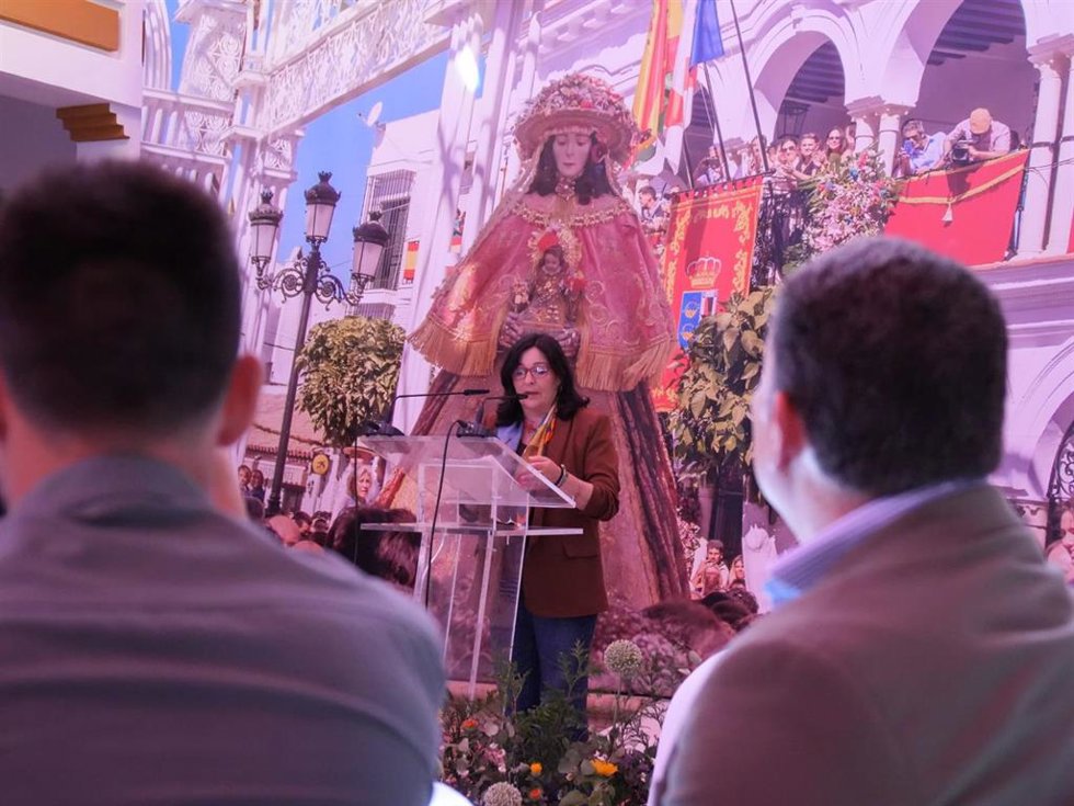 La primera teniente de alcalde del Ayuntamiento de Almonte, Antonia María Pérez.