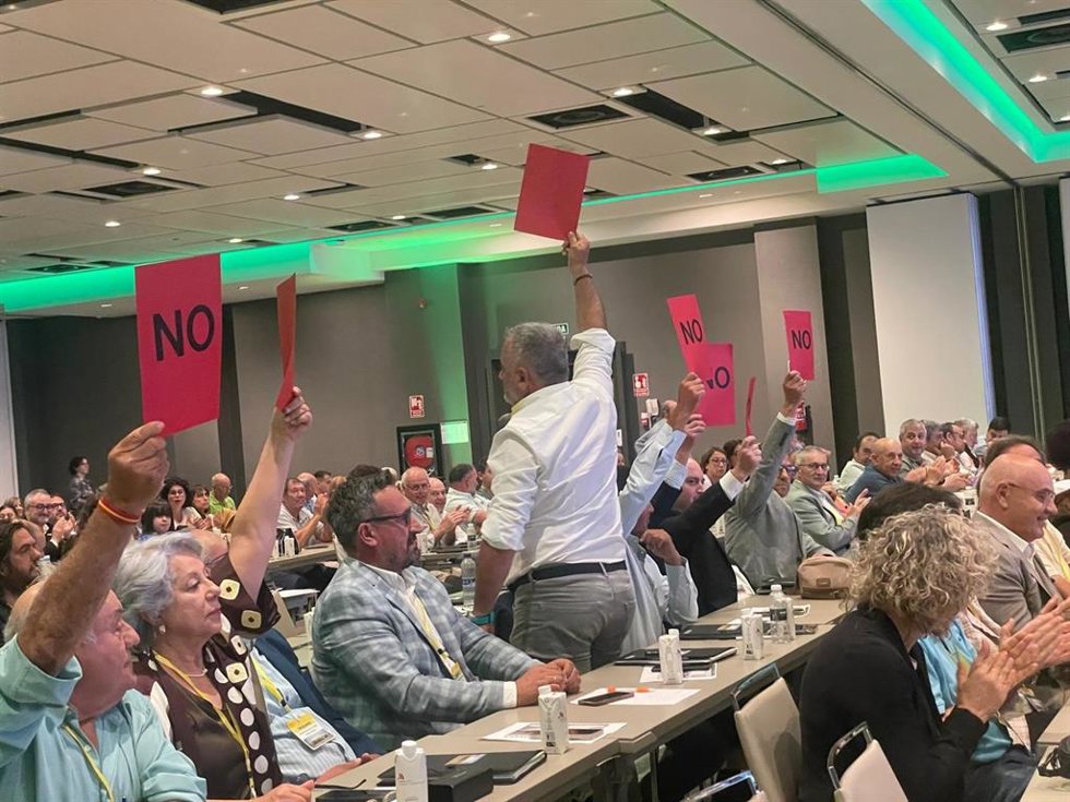 Imagen de la asamblea de la Coordinadora de Organizaciones de Agricultores y Ganaderos (COAG).