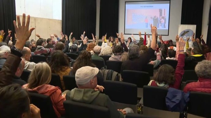 Una asamblea del GOB.