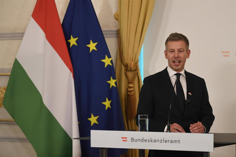 El primer ministro de Hungría, Péter Magyar 