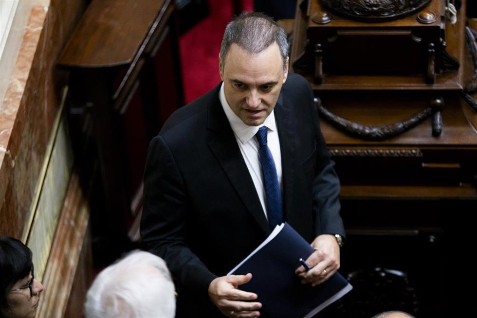 Archivo - El jefe de Gabinete, Manuel Adorni, presenta el informe de gestión ante el Congreso Nacional de Argentina.