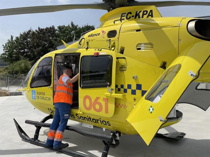 Archivo - Arquivo - Helicóptero de Urxencias Sanitarias de Galicia-061.