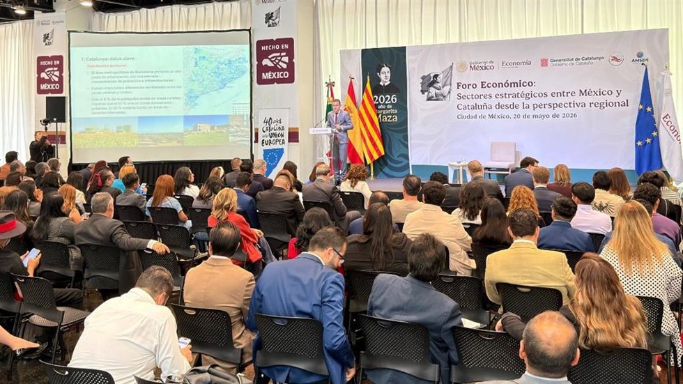 El conseller de Agricultura Òscar ordeig inaugura en México un ciclo de foros económicos impulsados por las delegaciones exteriores