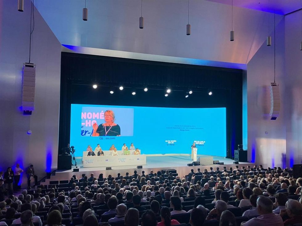 XVII Congreso autonómico del PP de Baleares, este sábado en Palma.