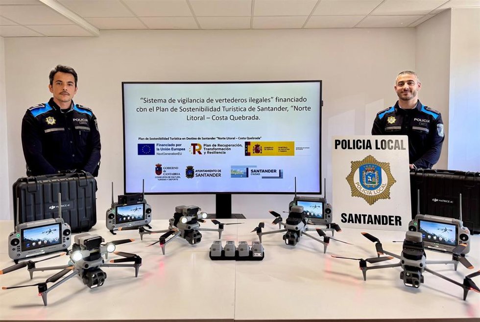 La Policía Local de Santander intensificará la vigilancia con la incorporación de cuatro drones