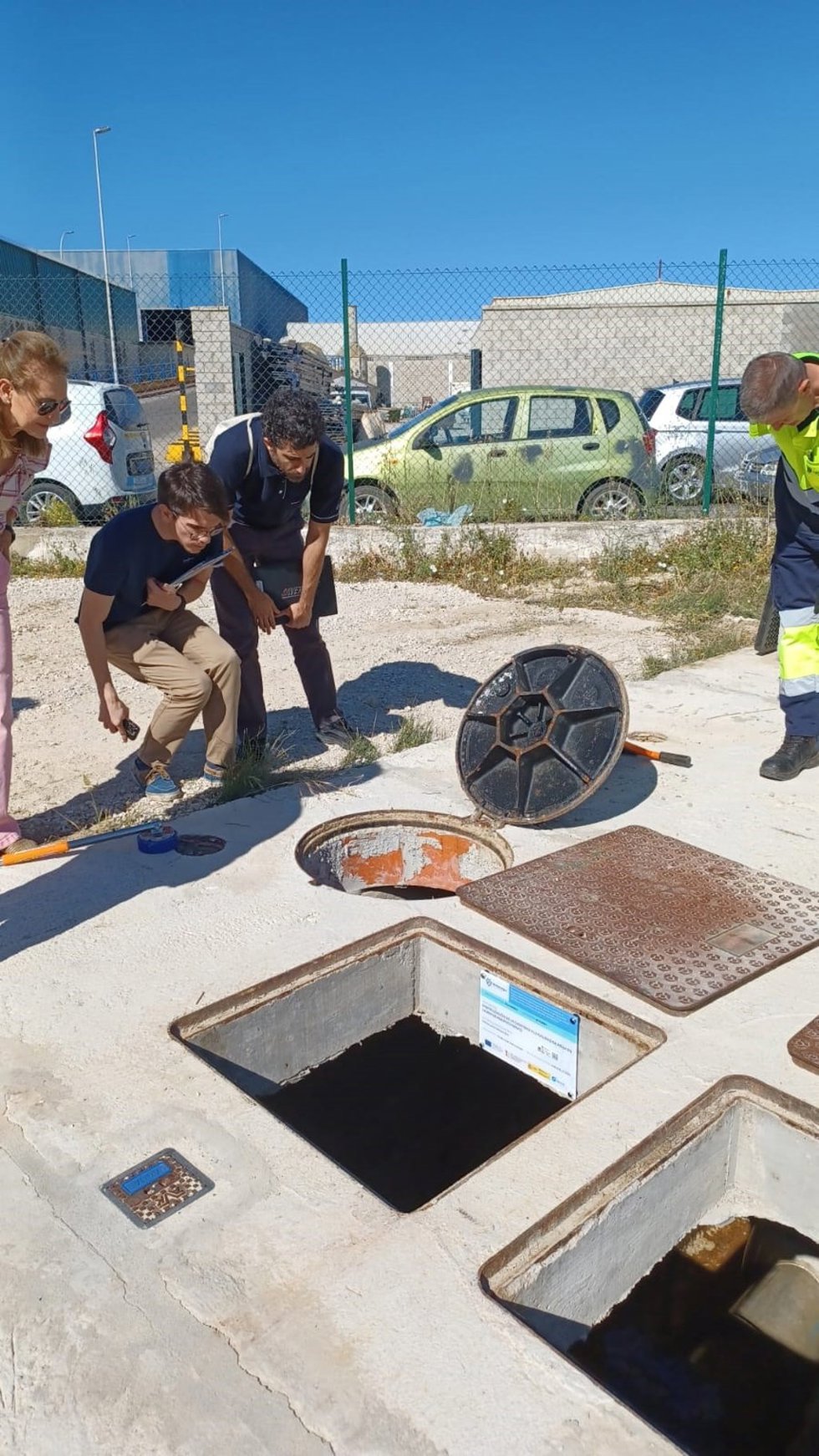 Aguas de Cádiz recibe la visita de los verificaciones del Ministerio de Transición Ecológica al proyecto de digitalización del ciclo integral del agua