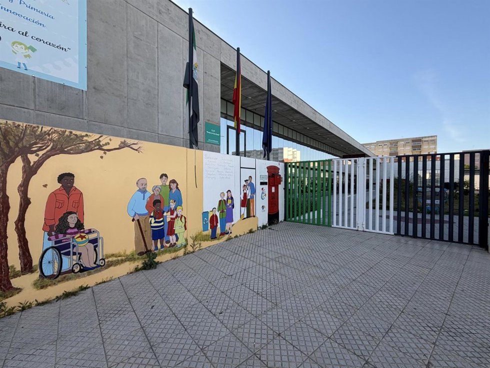 Colegio de Educación Infantil y Primaria Cerro Gordo, en Badajoz.