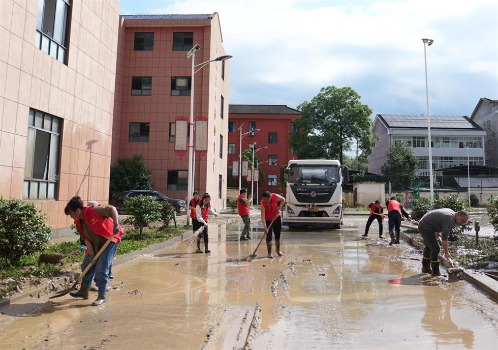 Lluvias en Hunan (China)