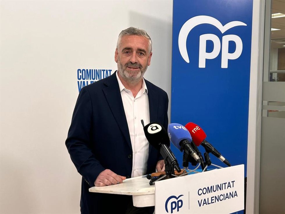 Imagen del secretario general del PPCV, Carlos Gil.