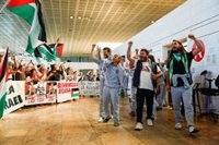 Llegan al Aeropuerto de Barcelona los activistas catalanes de la Global Sumud Flotilla
