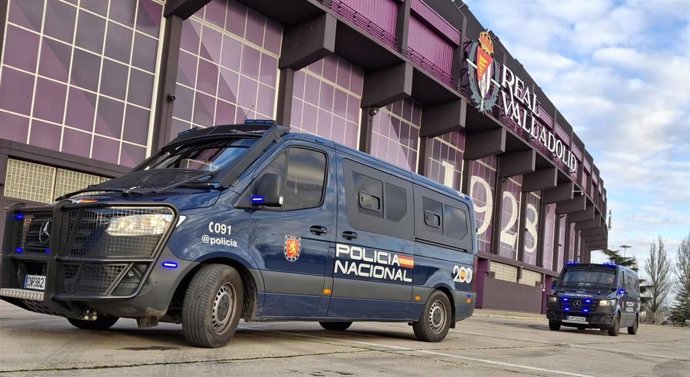La Policía Nacional detiene a seis seguidores ultra del Real Valladolid por riña tumultuaria
