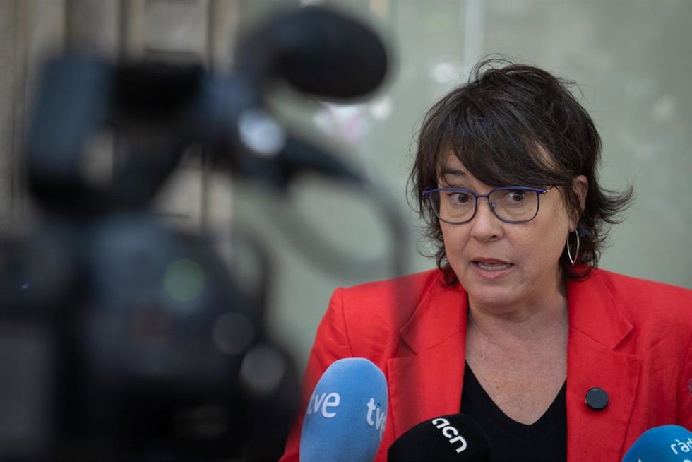 Archivo - La eurodiputada de ERC, Diana Riba.