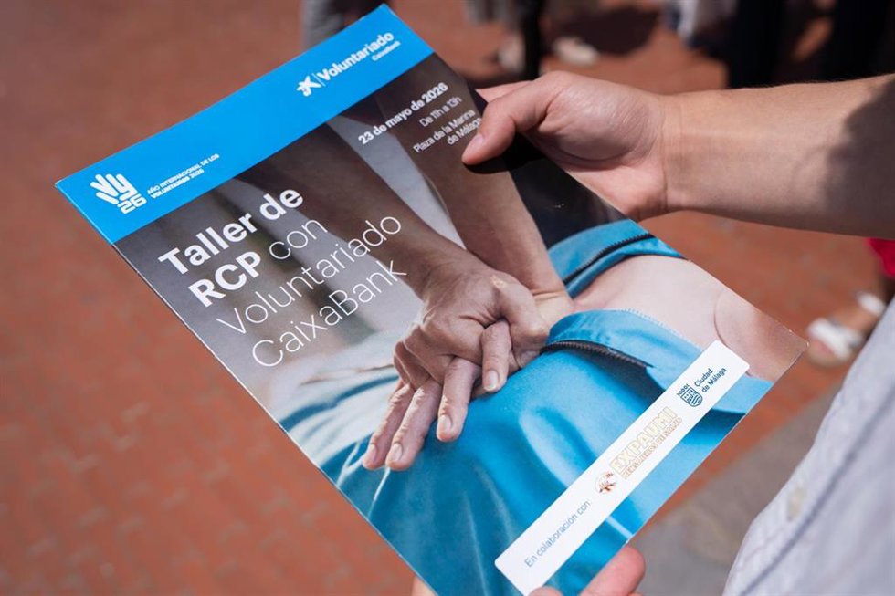 Málaga acoge un taller de reanimación cardiopulmonar y uso de desfibriladores