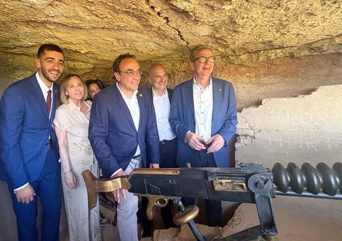 Josep Rull y Joan Talarn inauguran los Espais de Memòria de Montoliu en Lleida