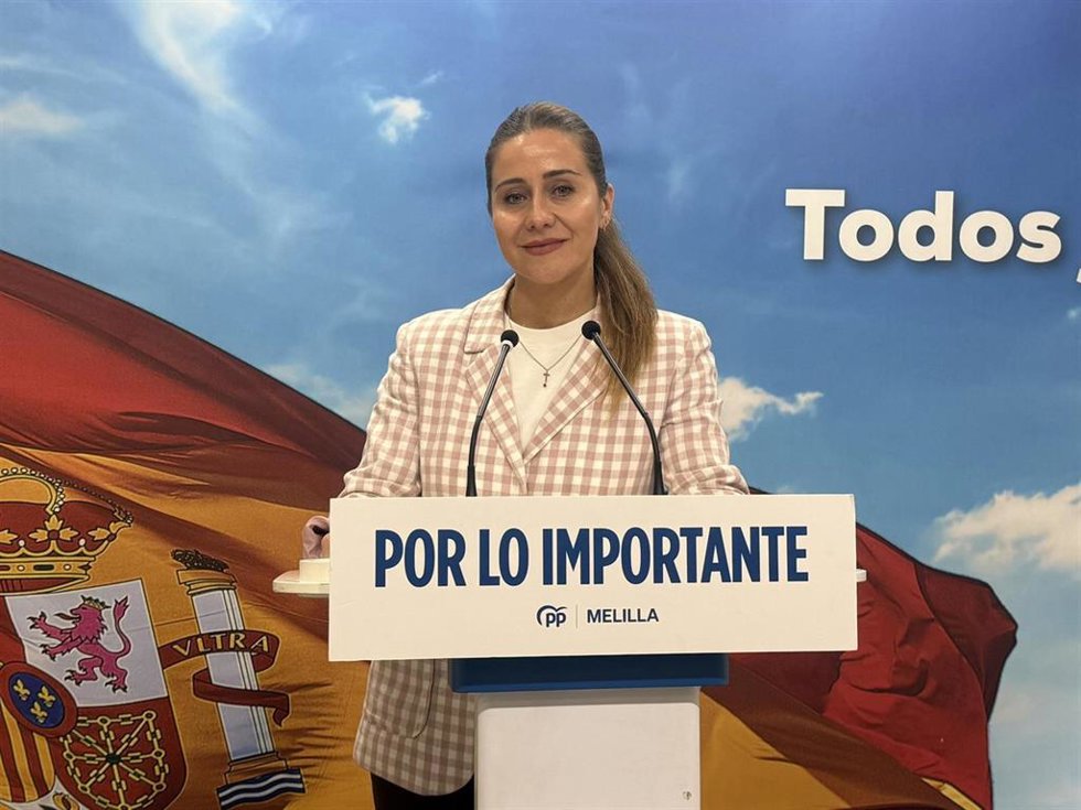 La diputada nacional del Partido Popular por Melilla, Sofía Acedo.