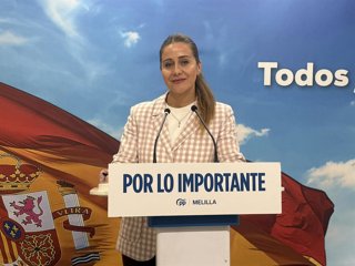 La diputada nacional del Partido Popular por Melilla, Sofía Acedo.
