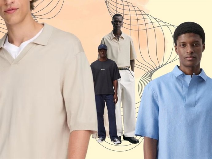 La manga relaxed se lleva y no solo en camisetas: también polos y camisas