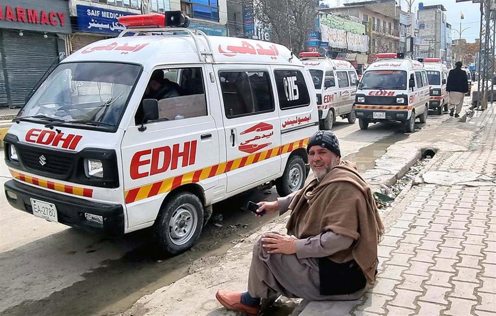 Archivo - Imagen de archivo de una operación de emergencia en Quetta (Pakistán) 
