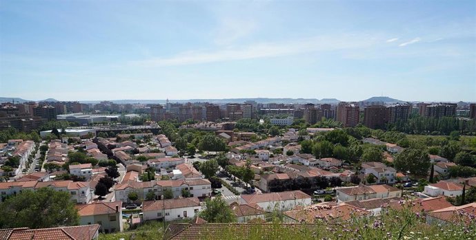 Archivo - Vista panorámica de Valladolid.