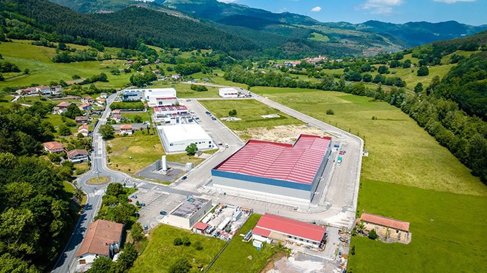 Imagen aérea del polígono industrial de Alto Asón