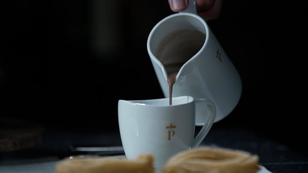Archivo - Taza de chocolate caliente.