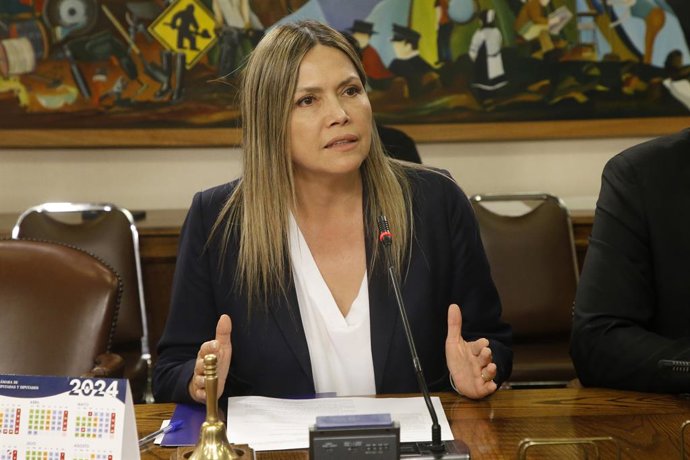 Valparaiso, 25 de septiembre de 2024 La diputada Marlene Perez durante la Comision AC Ministra Vivanco  Sebastian Cisternas/ Aton Chile