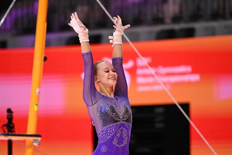 Archivo - La gimnasta rusa Angelina Melnikova 