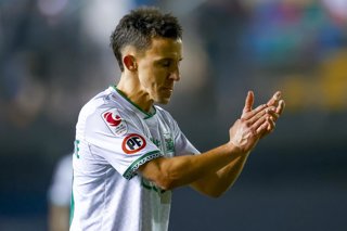 Futbol, Audax Italiano vs Deportes Temuco Octavos de final fase eliminatoria, Copa Chile 2025. El jugador de Deportes Temuco Diego Buonanotte es fotografiado durante el partido de octavos de final de Copa Chile  disputado en el Estadio Bicentenario de La