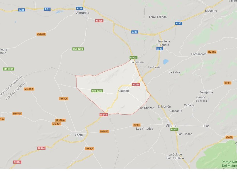 Archivo - Caudete en Google Maps.
