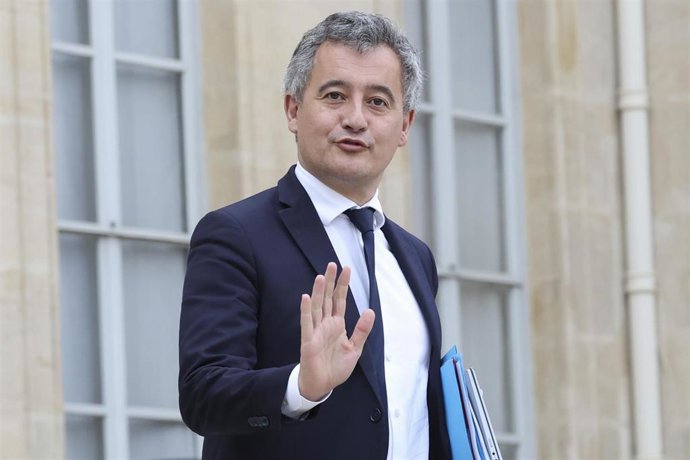 Archivo - El ministro de  Justicia francés, Gérald Darmanin