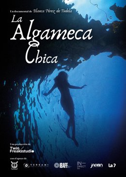 Cartel del largometraje documental La Algameca Chica, dirigido por Blanca Pérez de Tudela