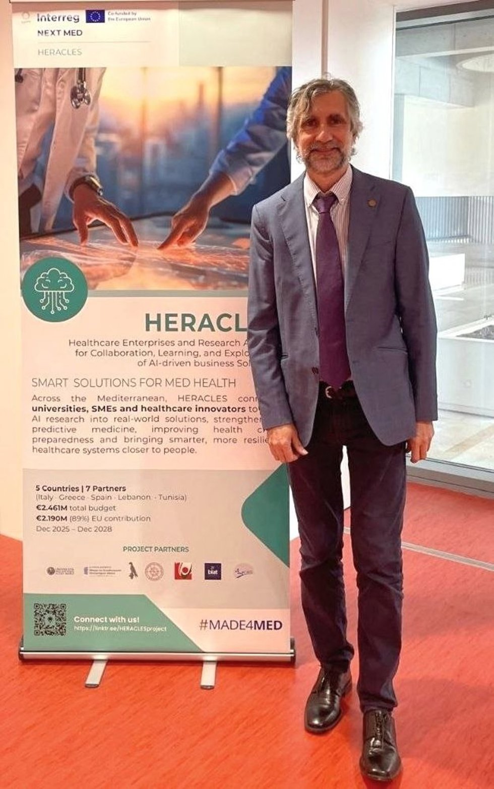 El profesor y coordinador del proyecto Heracles en la Universidad de Huelva (UHU), Juan Alguacil.