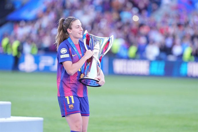 Alexia Putellas con la Champions