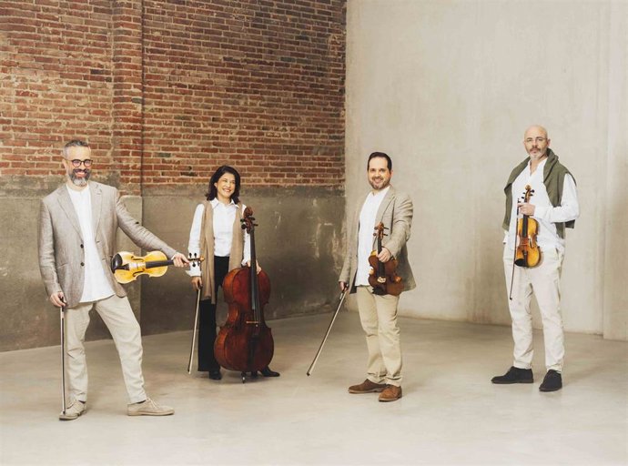 Archivo - El Cuarteto Quiroga cierra este lunes el XIV Ciclo de Música de Cámara y Solistas en el Teatro Liceo de Salamanca