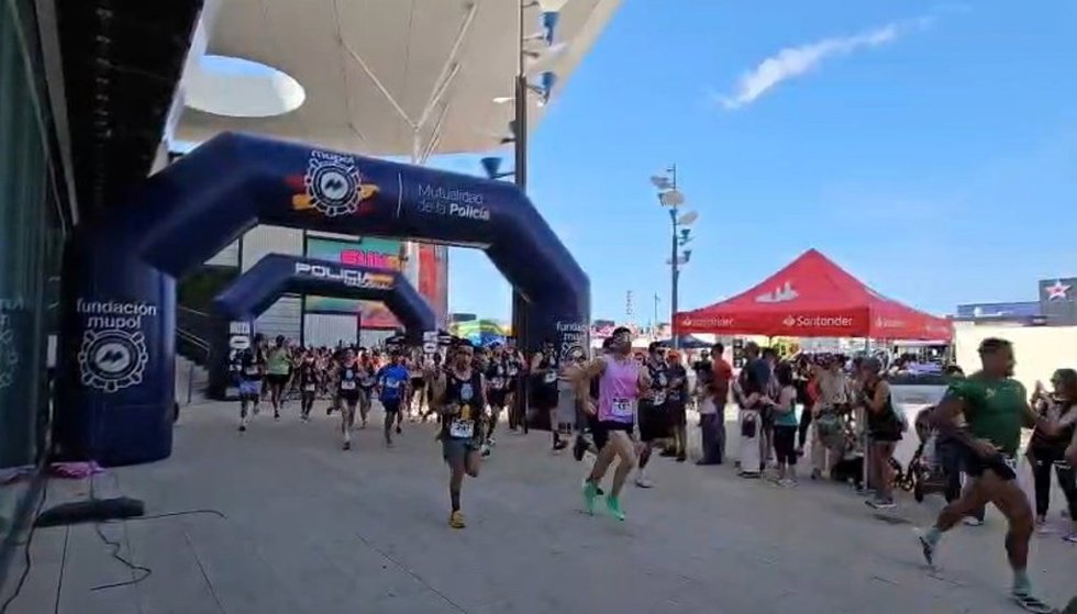 Lance de la carrera solidaria Ruta 091 en Almería.