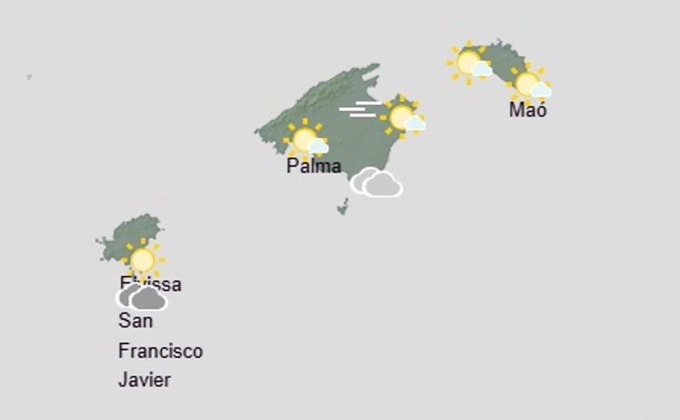 El tiempo hoy, lunes 25 de mayo, en Baleares.