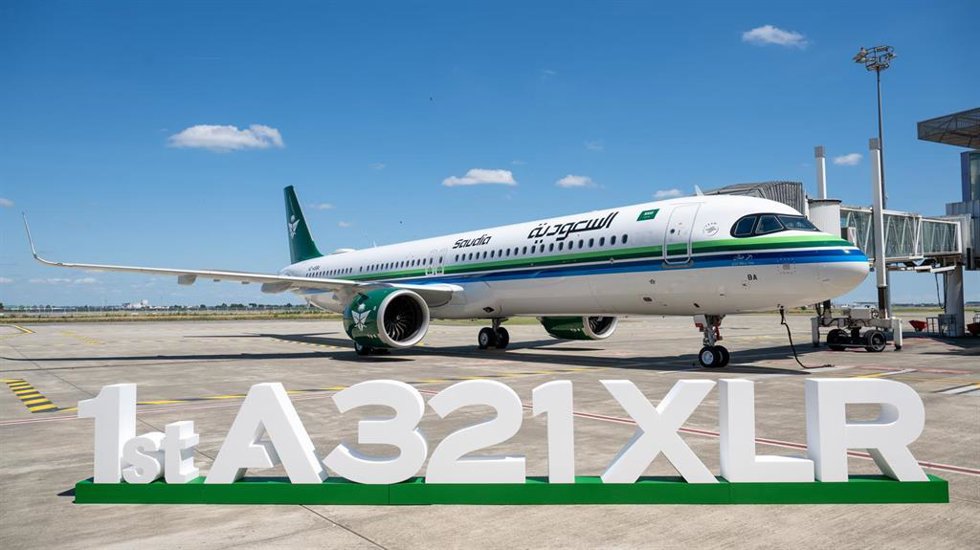 Saudia se convierte en la primera aerolínea de Oriente Próximo y África en operar el avión Airbus A321XLR.