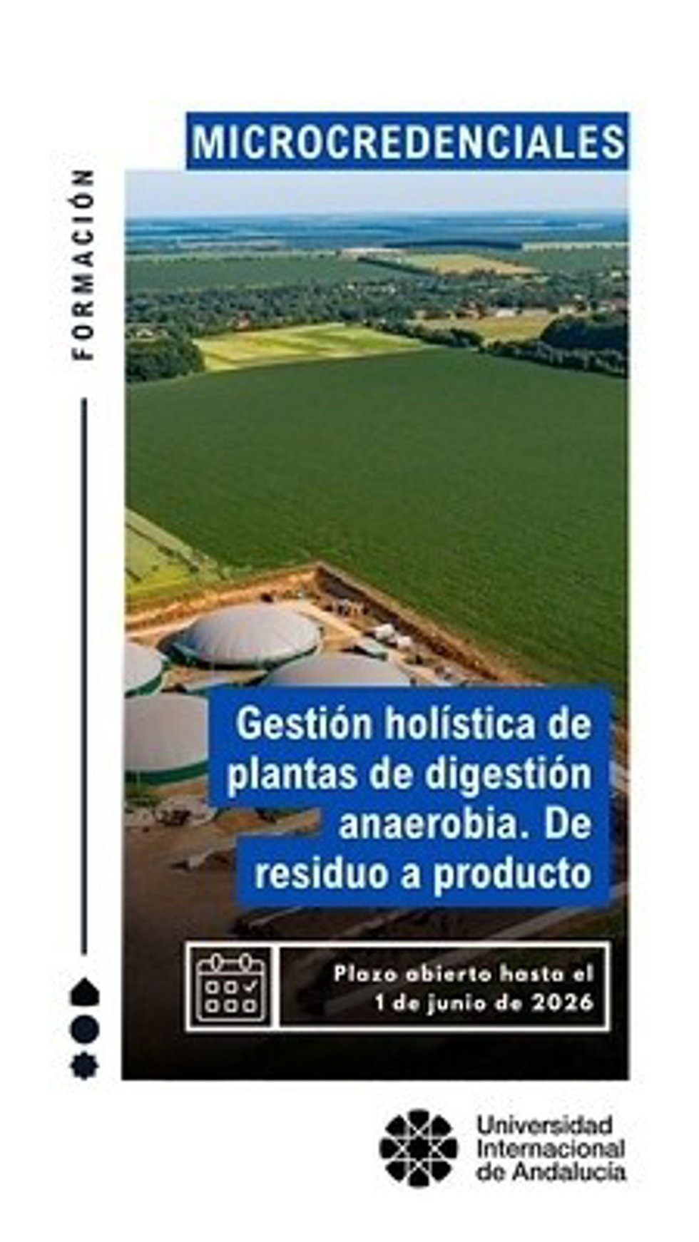 Cartel de la microcredencial.