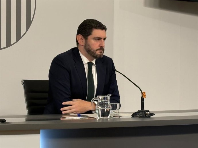 Alejandro Nolasco es el vicepresidente primero del Gobierno de Aragón y consejero de Desregulación, Bienestar Social y Familia.