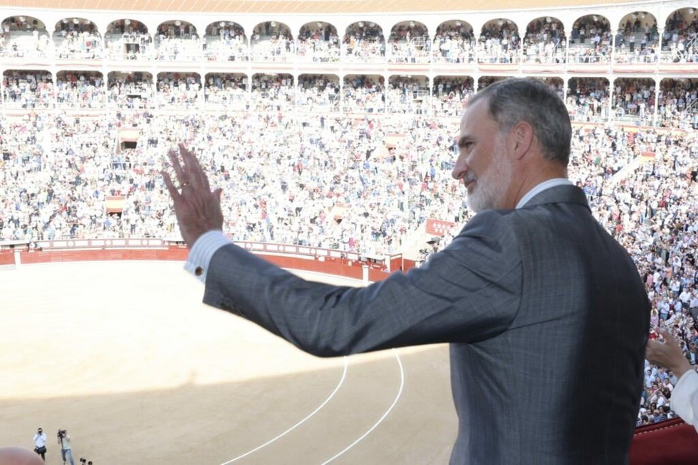 El Rey Felipe VI presidirá este jueves la Corrida de la Prensa en las Ventas
