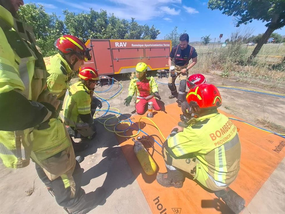 Imagen del Workshop celebrado en Antequera con consorcios de bomberos de toda España