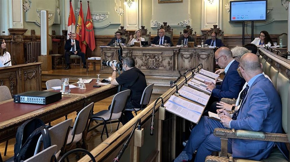 Pleno del Ayuntamiento de Valladolid en el que se han debatido las propuestas de resolución derivadas del debate sobre el estado de la ciudad.