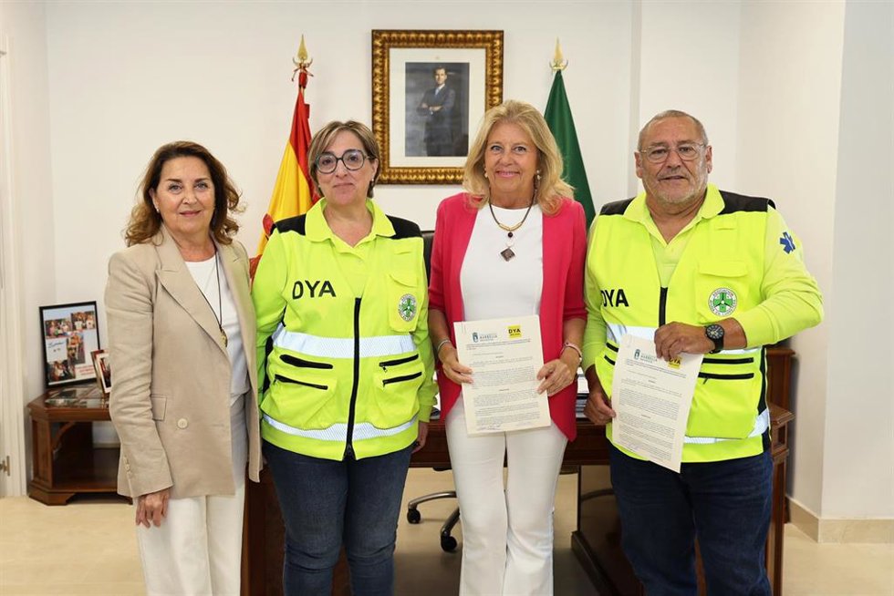 Marbella y la asociación 'DYA Málaga' renuevan su convenio para ayudar con alimentos a personas vulnerables