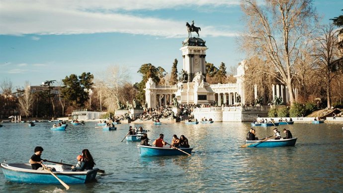 Imatge del parc del Retiro de Madrid